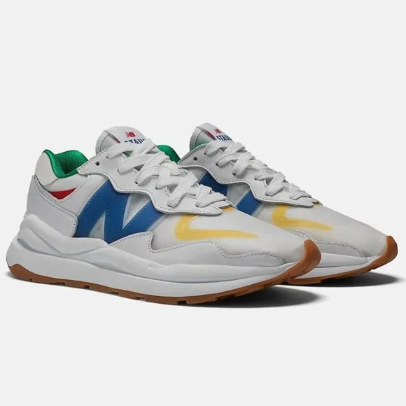 New Balance | Shoes | New Balance X Staud 574 White Blue  display picture 3